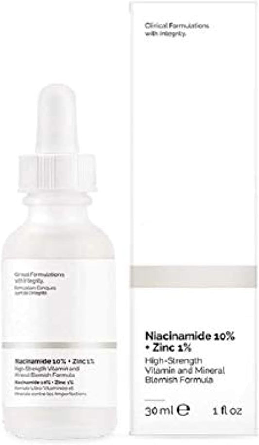 The Ordinary Niacinamide 10% + Zinc 1% Serum for Face - Pore Reducer + USA Skin Care (30ml)